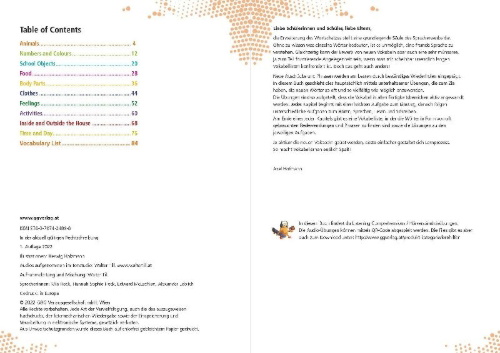 Buchcover und Innenansicht für das Buch: simple und easy Englisch 1 - Vokabeltrainer