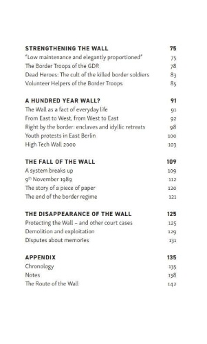 Buchcover und Innenansicht für das Buch: The Berlin Wall