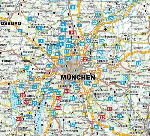 Buchcover und Innenansicht für das Buch: Rund um München