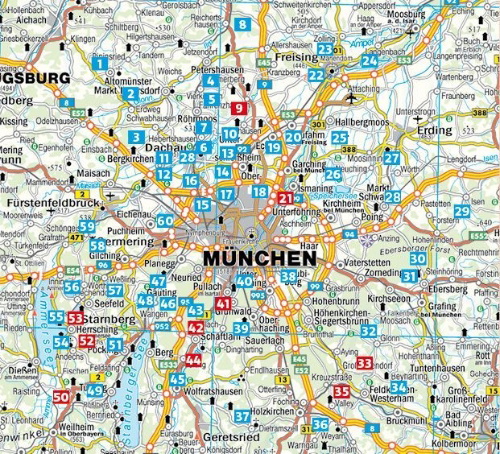 Buchcover und Innenansicht für das Buch: Rund um München