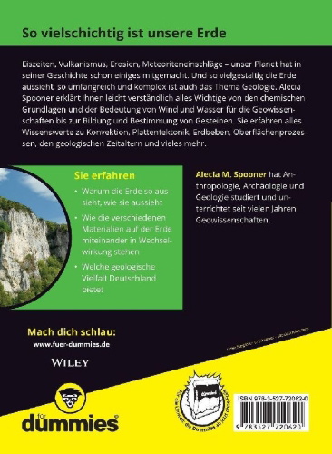 Buchcover und Innenansicht für das Buch: Geologie für Dummies
