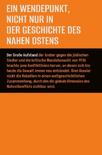 Buchcover und Innenansicht für das Buch: Palestine 1936: The Great Revolt and the Roots of the Middle East Conflict