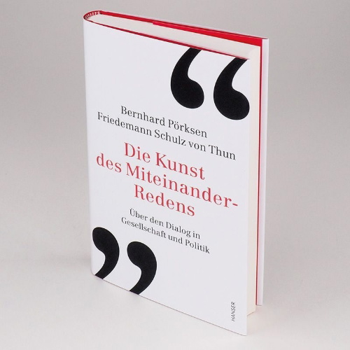 Buchcover und Innenansicht für das Buch: Die Kunst des Miteinander-Redens
