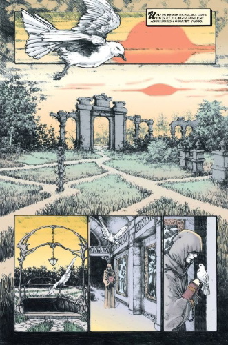 Buchcover und Innenansicht für das Buch: The Sandman