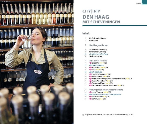 Buchcover und Innenansicht für das Buch: Reise Know-How CityTrip Den Haag mit Scheveningen