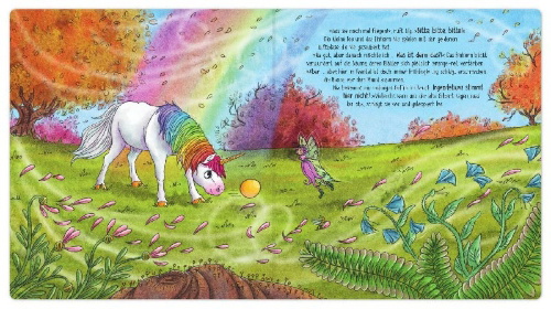 Buchcover und Innenansicht für das Buch: Nia und Lily - Chaos im Einhornland