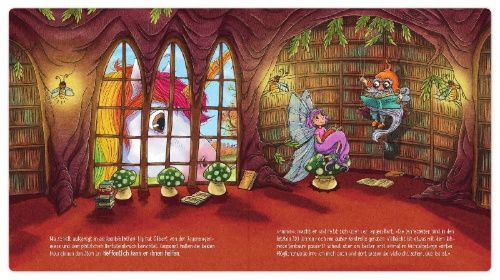Buchcover und Innenansicht für das Buch: Nia und Lily - Chaos im Einhornland