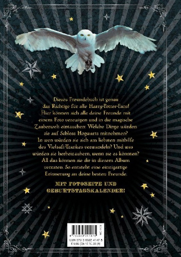 Buchcover und Innenansicht für das Buch: Harry Potter: Meine Freunde