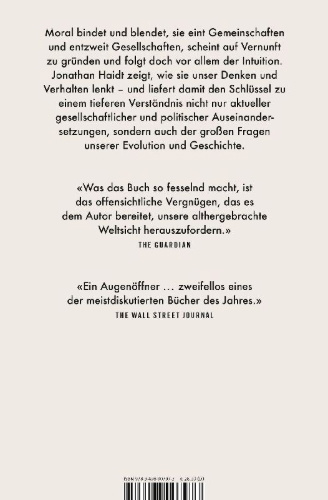 Buchcover und Innenansicht für das Buch: The Righteous Mind