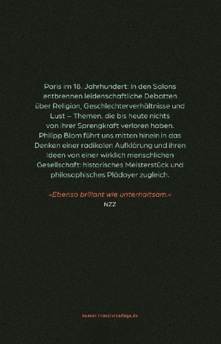 Buchcover und Innenansicht für das Buch: A Wicked Company (urspr.: Life, Liberty, and the Pursuit of Reason)