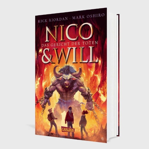 Buchcover und Innenansicht für das Buch: The Court of the Dead (The Nico Di Angelo Adventures 2)