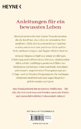 Buchcover und Innenansicht für das Buch: Total Meditation