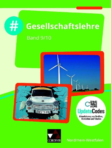 Buchcover und Innenansicht für das Buch: #Gesellschaftslehre NRW 9/10