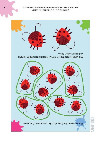 Buchcover und Innenansicht für das Buch: Klett Mein Rätselblock ab 6 Jahren Band 2