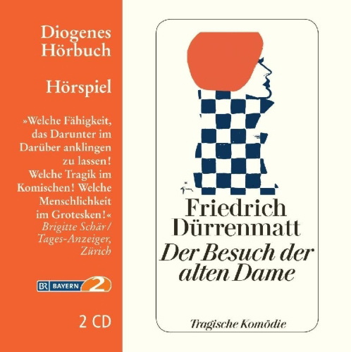Buchcover und Innenansicht für das Buch: Der Besuch der alten Dame