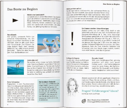 Buchcover und Innenansicht für das Buch: DUMONT direkt Reiseführer Lanzarote