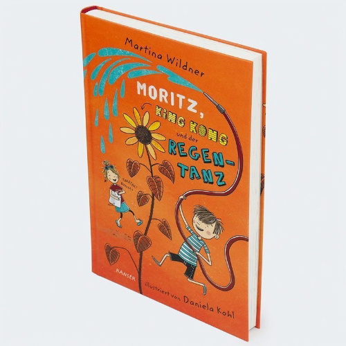 Buchcover und Innenansicht für das Buch: Moritz, King Kong und der Regentanz