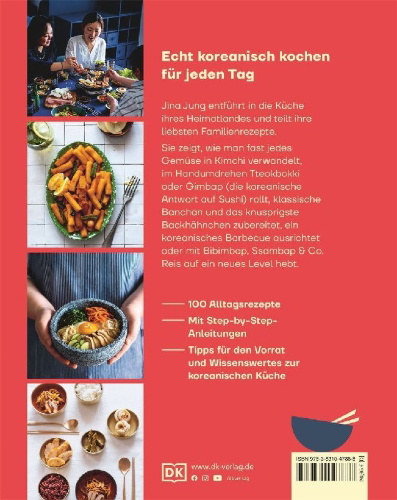 Buchcover und Innenansicht für das Buch: Koreanische Küche