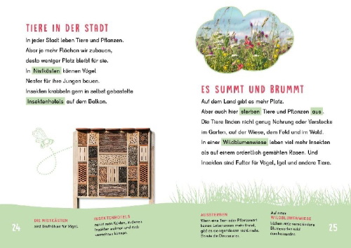 Buchcover und Innenansicht für das Buch: Dein Lesestart - Umwelt