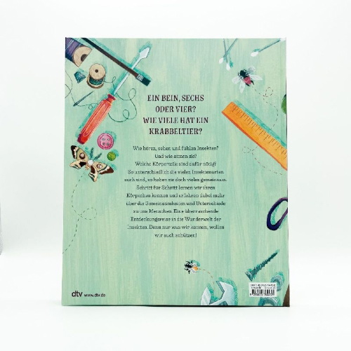 Buchcover und Innenansicht für das Buch: HOW TO BUILD AN INSECT