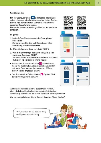 Buchcover und Innenansicht für das Buch: Klett Sicher ins Gymnasium Mathematik  4. Klasse