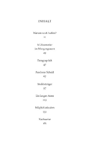 Buchcover und Innenansicht für das Buch: Hoffnung