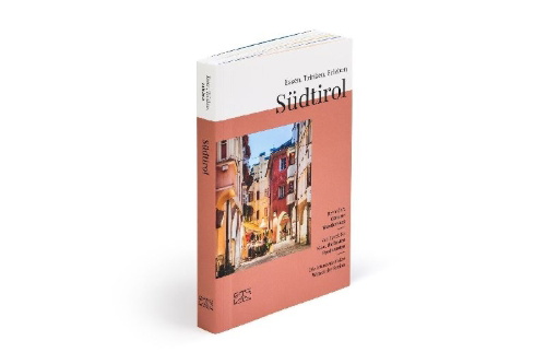Buchcover und Innenansicht für das Buch: Essen, Trinken, Erleben - Südtirol