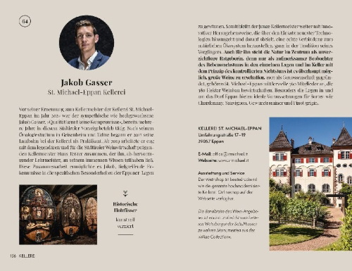 Buchcover und Innenansicht für das Buch: Essen, Trinken, Erleben - Südtirol