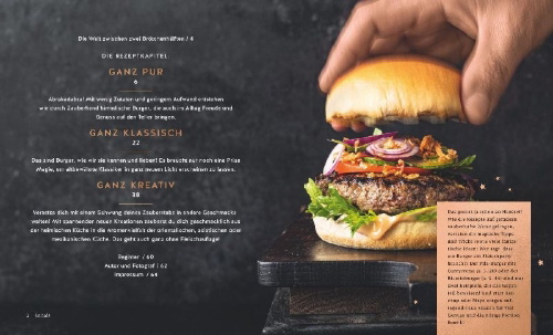 Buchcover und Innenansicht für das Buch: Himmlische Burger