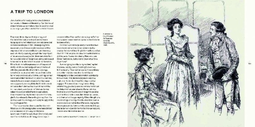 Buchcover und Innenansicht für das Buch: Jane Austens Welt