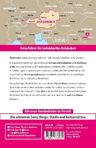 Buchcover und Innenansicht für das Buch: Reise Know-How Reiseführer Österreich
