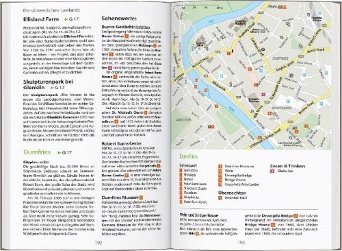 Buchcover und Innenansicht für das Buch: DUMONT Reise-Handbuch Reiseführer Schottland