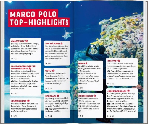 Buchcover und Innenansicht für das Buch: MARCO POLO Reiseführer Kopenhagen