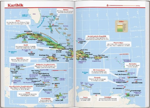 Buchcover und Innenansicht für das Buch: LONELY PLANET Reiseführer Karibik