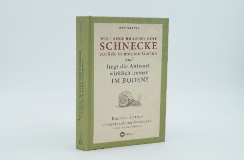 Buchcover und Innenansicht für das Buch: Wie lange braucht eine Schnecke zurück in meinen Garten?