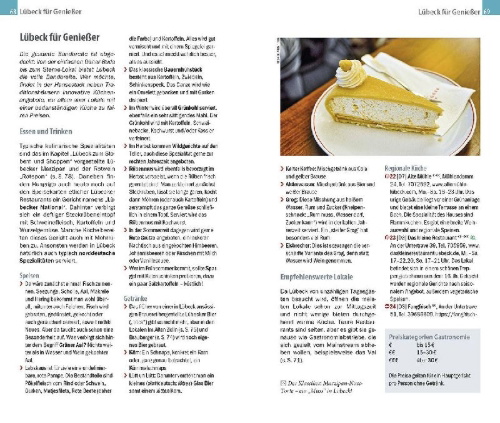 Buchcover und Innenansicht für das Buch: Reise Know-How CityTrip Lübeck mit Travemünde