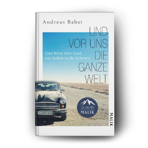 Buchcover und Innenansicht für das Buch: Und vor uns die ganze Welt