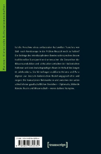 Buchcover und Innenansicht für das Buch: Transferprozesse zwischen dem Alten Reich und Italien im 17. Jahrhundert
