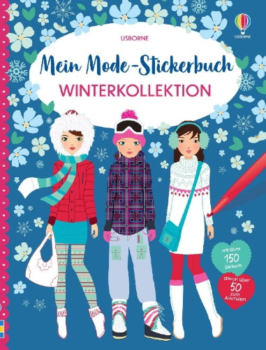 Buchcover und Innenansicht für das Buch: Meine liebsten Mode-Stickerbücher