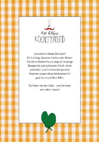 Buchcover und Innenansicht für das Buch: Da haben wir den Salat