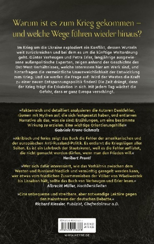 Buchcover und Innenansicht für das Buch: Der lange Weg zum Krieg