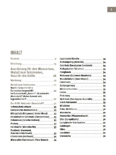 Buchcover und Innenansicht für das Buch: Messer selbst schmieden