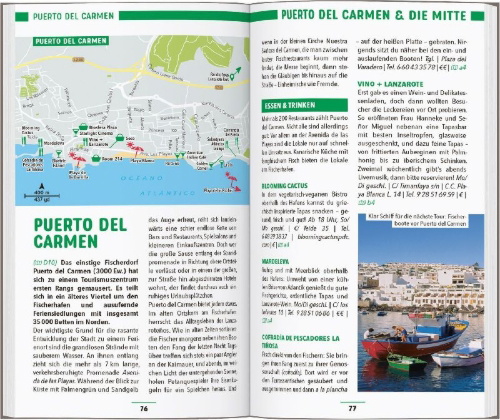 Buchcover und Innenansicht für das Buch: MARCO POLO Reiseführer Lanzarote