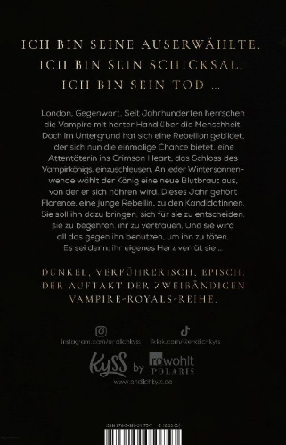 Buchcover und Innenansicht für das Buch: When The King Falls