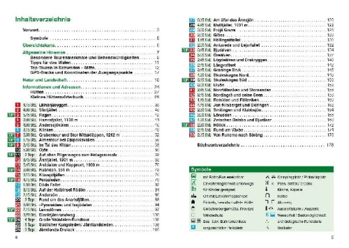 Buchcover und Innenansicht für das Buch: ROTHER Wanderführer Schweden Mitte