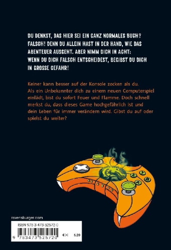 Buchcover und Innenansicht für das Buch: Konsole der 1000 Gefahren
