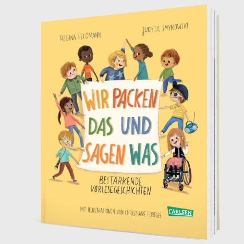 Buchcover und Innenansicht für das Buch: Wir packen das und sagen was