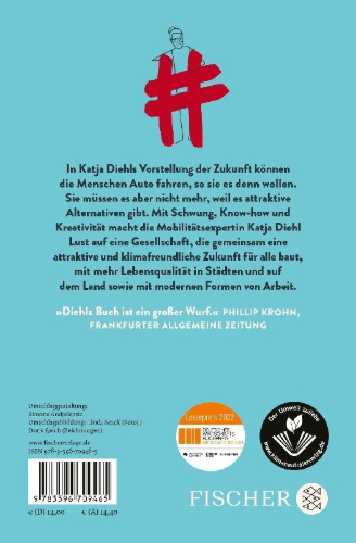 Buchcover und Innenansicht für das Buch: Autokorrektur - Mobilität für eine lebenswerte Welt