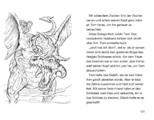 Buchcover und Innenansicht für das Buch: Ferno the Fire Dragon
