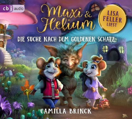 Buchcover und Innenansicht für das Buch: Maxi & Helium - Die Suche nach dem goldenen Schatz
